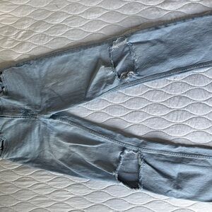 Abercrombie & Fitch Light Blue Boyfriend Jeans